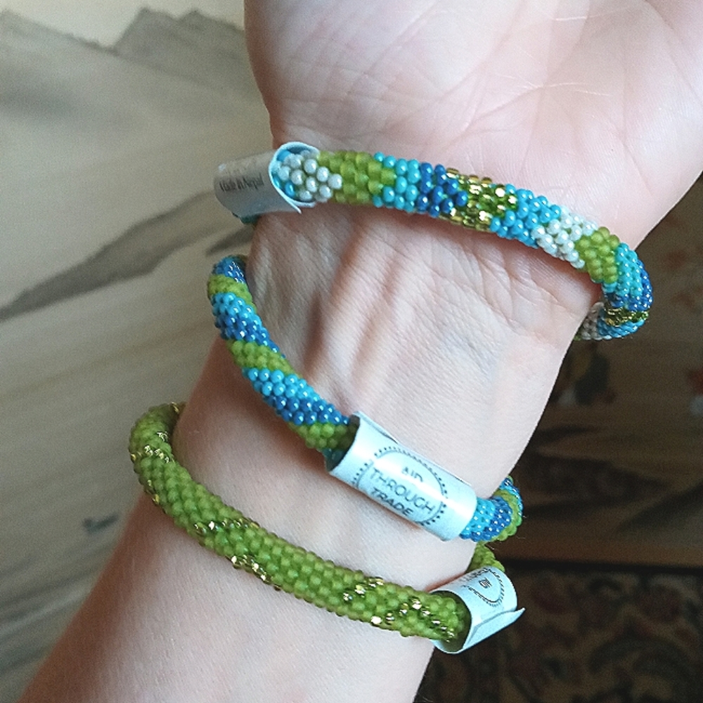 Fair trade bead bracelets